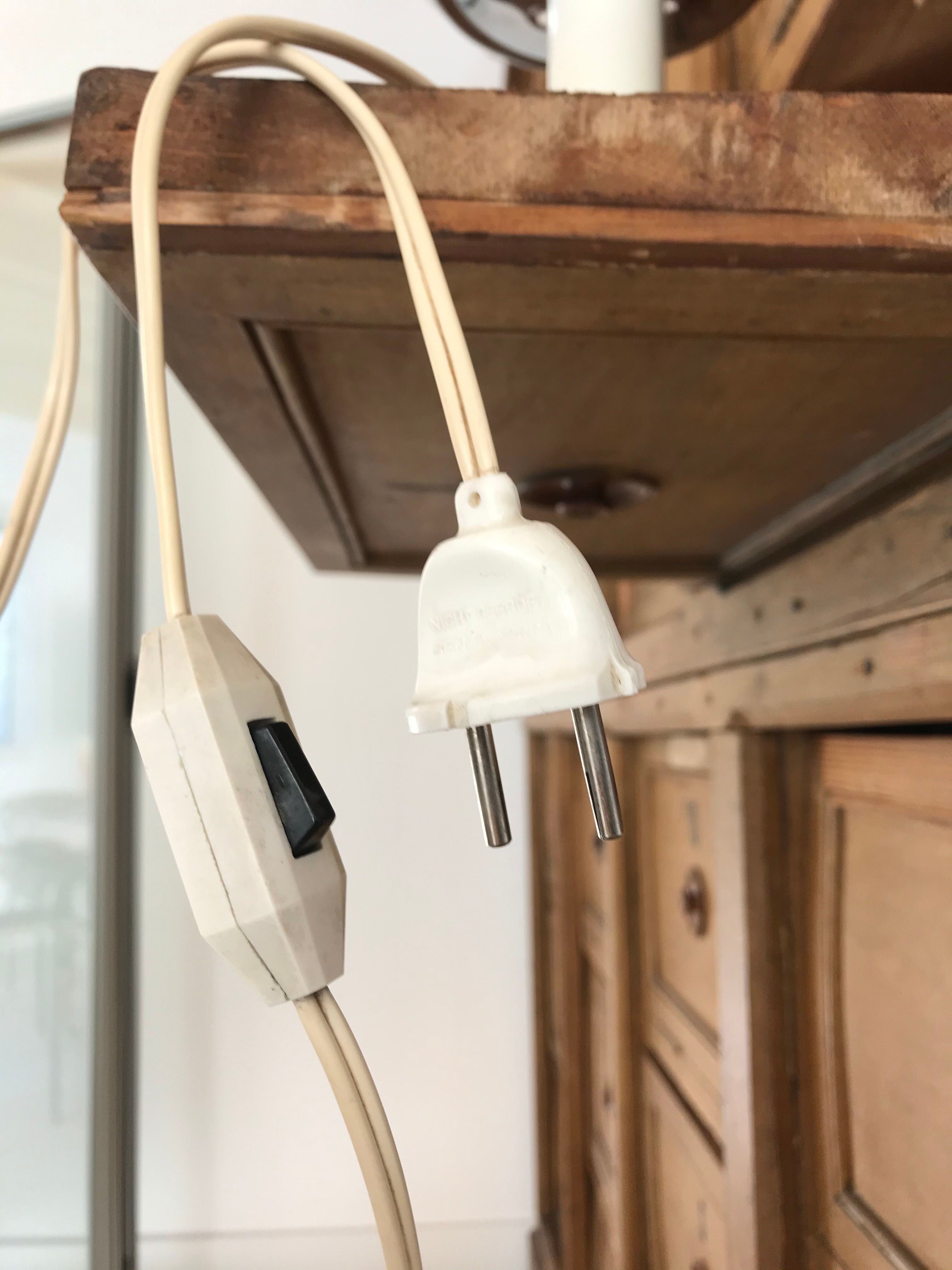 Vintage mushroom lamp in opaline arredalux