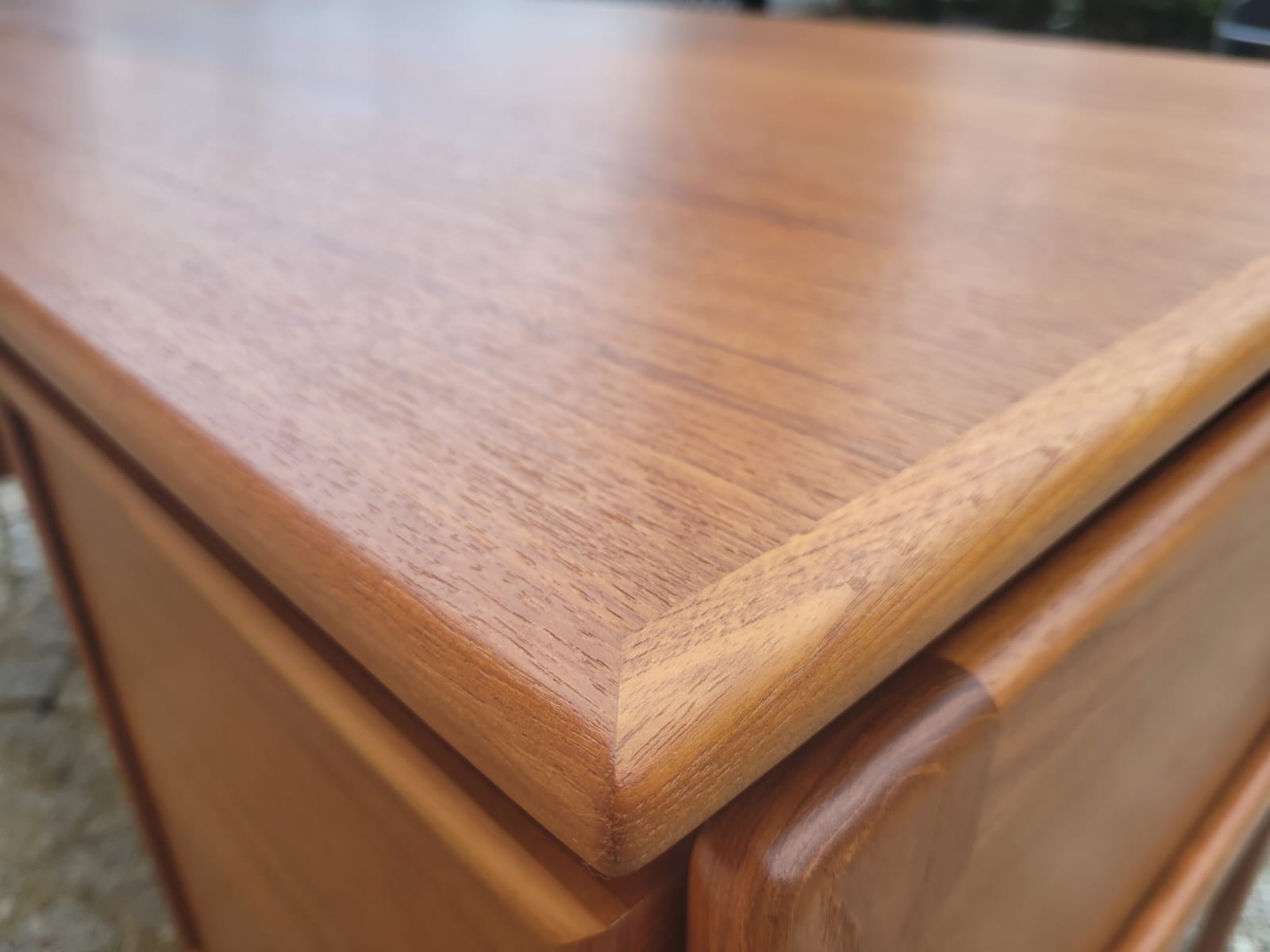 Mid-Century Teak Desk from Gv Møbler, 1960s