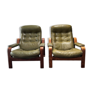Ensemble de 2 fauteuils - 1970 salon