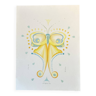 Watercolor butterfly