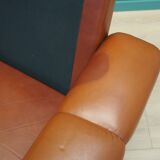 Leather armchair, Danish design, 1960s, production: Denmark