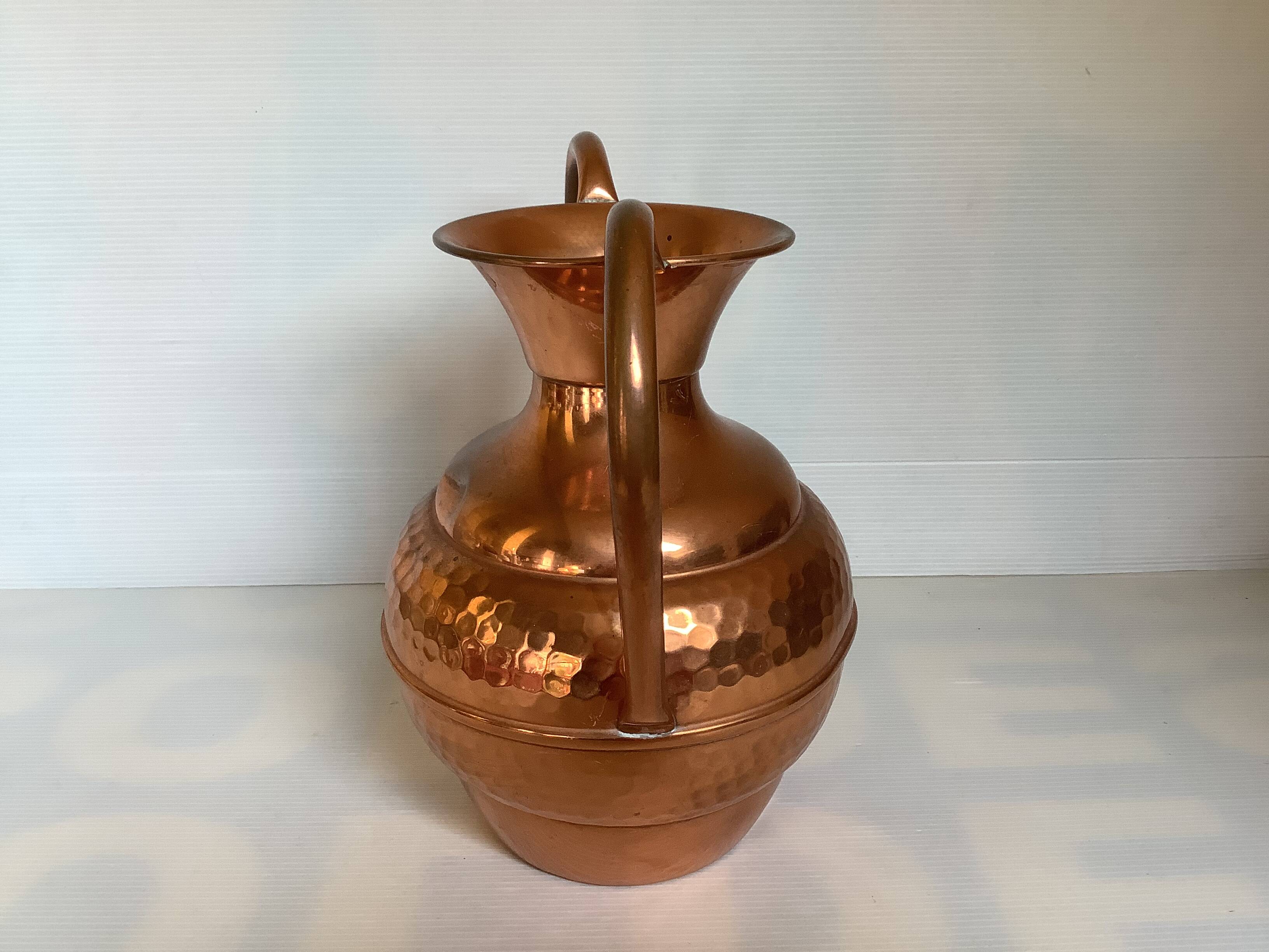 Large copper vase Legellier Villedieu