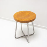 Bauhaus tubular stool, Robert Slezák, 1930´s, Czechoslovakia