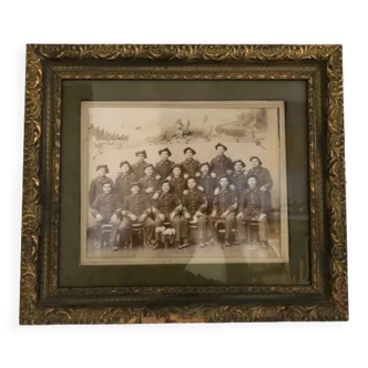Photo Former Military Chasseurs alpins 14th battalion early XXth militaria