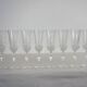 10 Royal Crystal Rock RCR champagne flutes 70s/80s
