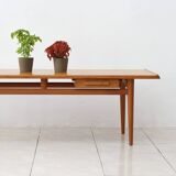 Grande table basse en teck par Torbjorn Afdal pour Haug Snekkeri