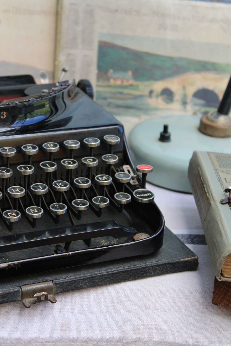 Old typewriter