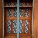 Armoire parisienne art déco bleue grisé 1930