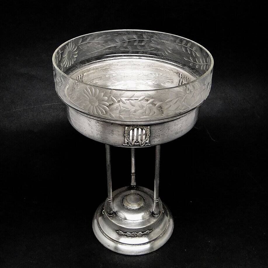 20th century column platter from Argentor, Austro-Hungary