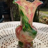 Vintage crystal vase from Verrerie de Clichy