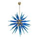 Large murano glass chandelier sputnik style 12 lights