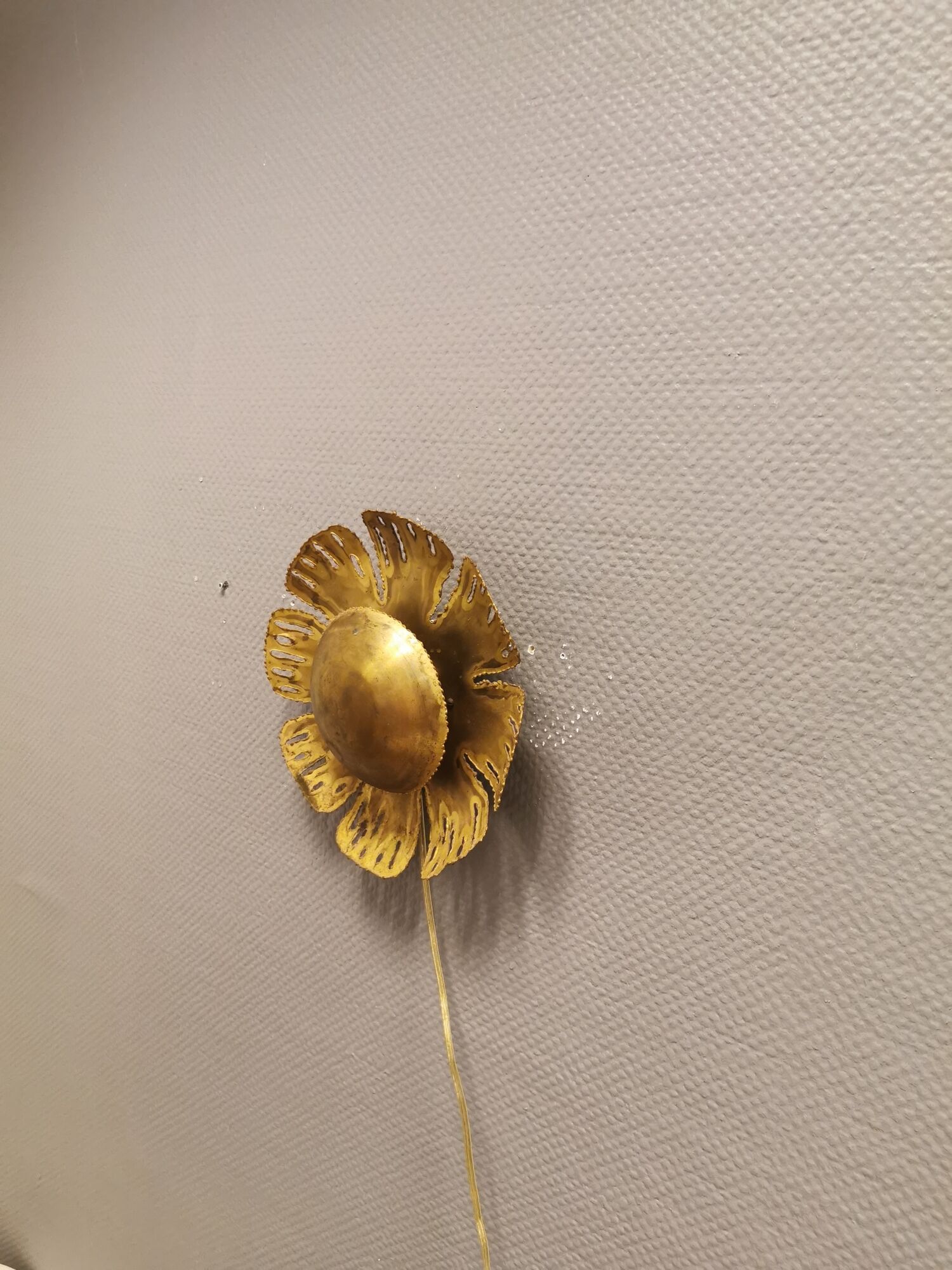Brutalist wall light, designed by Danish Svend Aage Holm Sørensen.