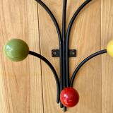 Coat rack wooden balls