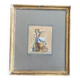 Watercolor XIXth Fountain at Antique Signed H. Lozé