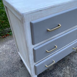 Vintage 50s patinated chest of drawers