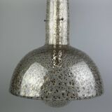 60s 70s ceiling lamp hanging lamp by Temde Leuchten glass space age design