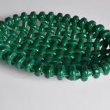 Woven ceramic basket signed Jérome Massier for Vallauris