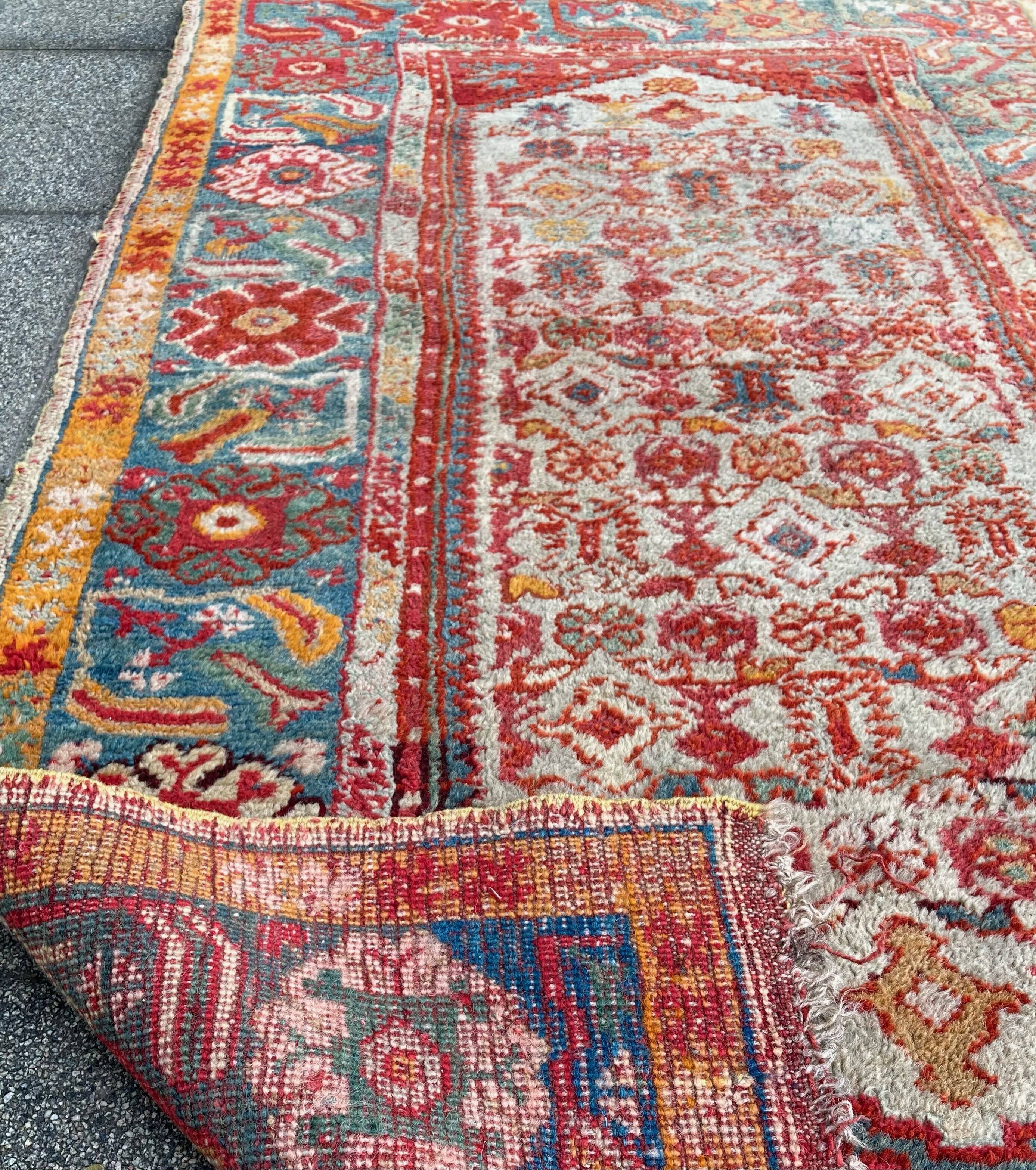 Turkish Kula carpet, circa 1900, 178x105 cm