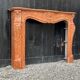 Louis XV Style Fireplace In Red Verona Marble Circa 1880