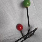 60s mirrored coat rack