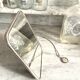 Vintage barber mirror 15x20cm