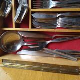 Stainless steel housewife brand Comargent wooden box