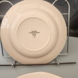 Set of 6 soup plates Digoin 9711