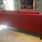 Rare red HURUP Møbelfabrik sofa from the 70s Scandinavian era