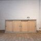 WOODEN BUFFET WITH SLIDING DOORS, 1930