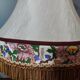 Lampe en faïence de GIEN décor pivoines