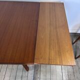 Scandinavian style extending teak table, French manufacture, 1960s