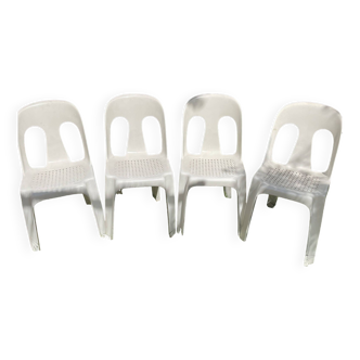 4 Henry Massonnet designer garden chairs - Stamp