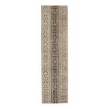 3x10 Rug For Kitchen Navy Blue Turkish Runner Rug, 82x303Cm SKU 24963