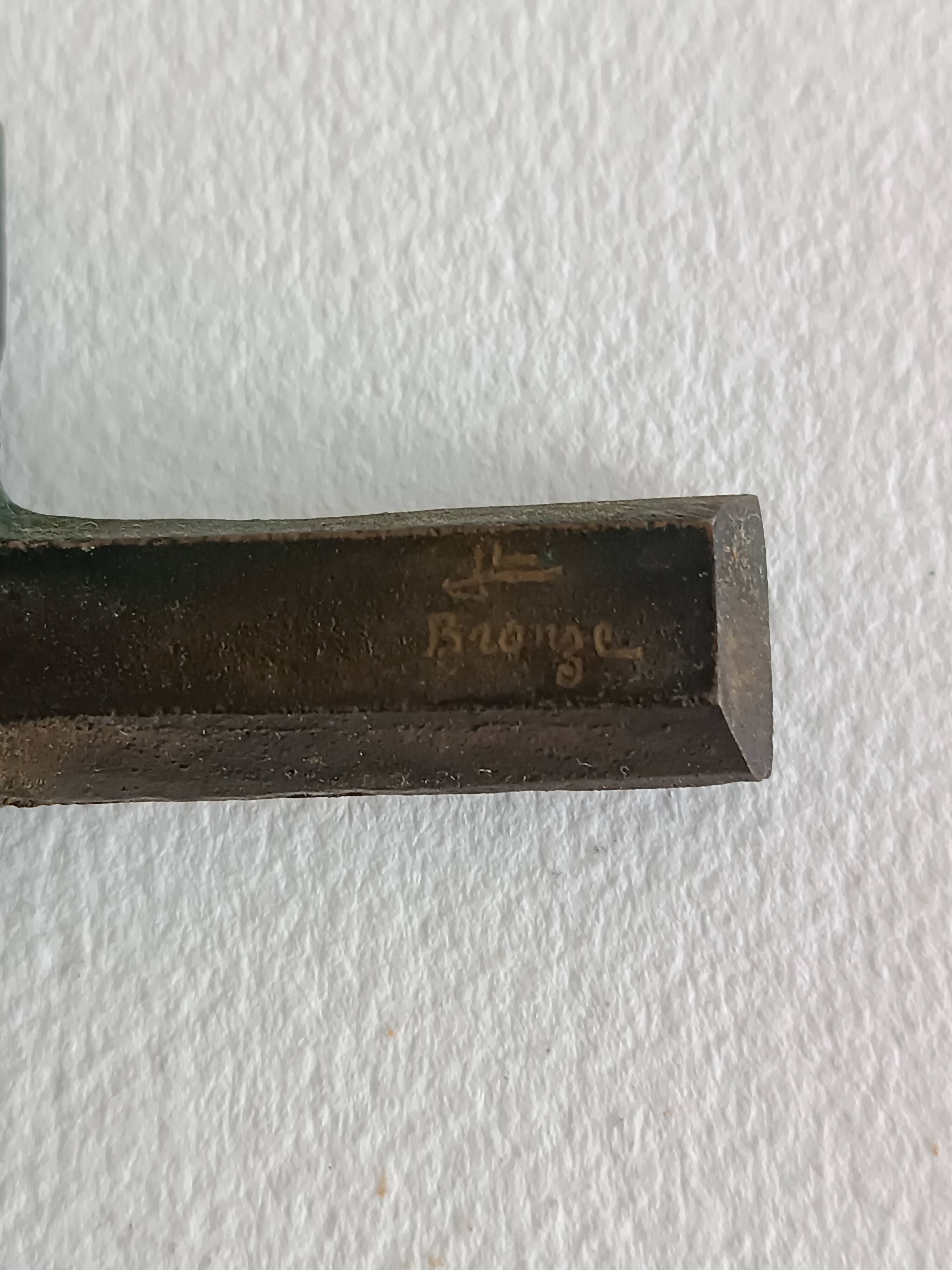 Bronze wall cross Alfieri Gardone for Jacques Lauterbach 1960