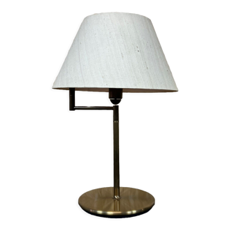Lampe de table, laiton pivotante space age, 60s 70s, design