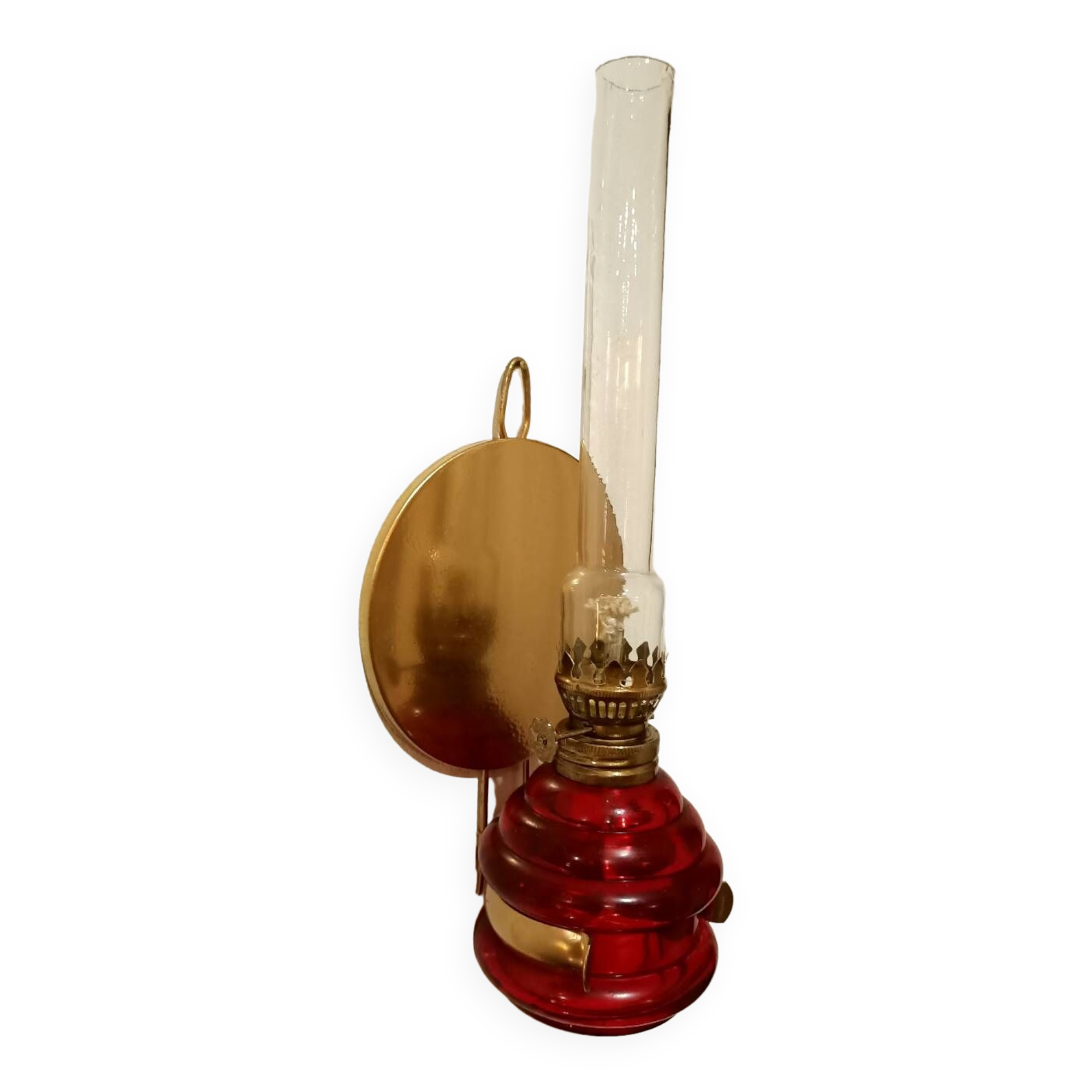Lampe à pétrole murale