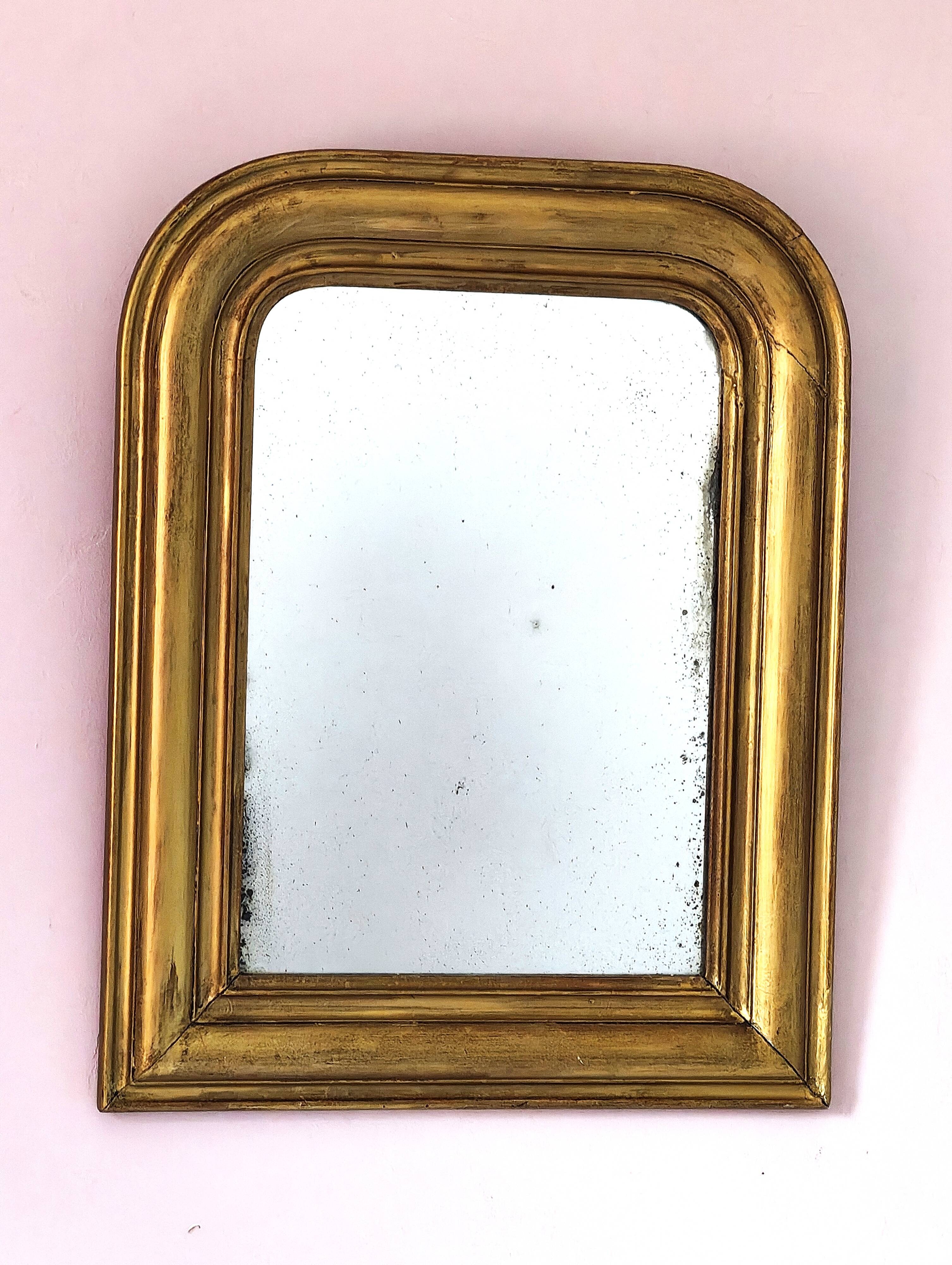 Antique Louis Philippe mirror 57 X 44 cm