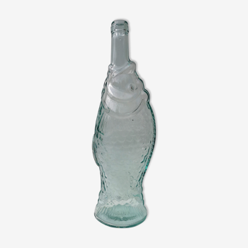 Glass decanter, fish shape