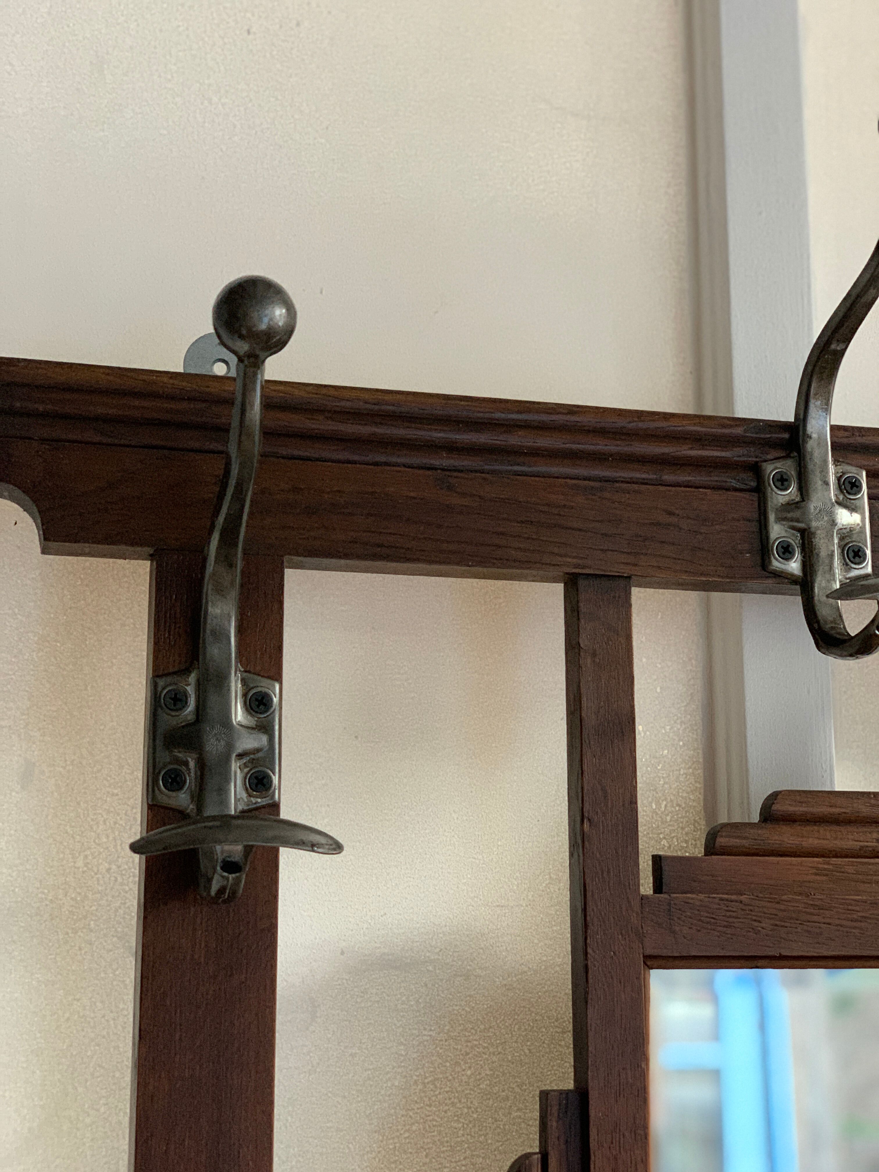 Art Deco cloakroom coat rack