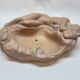 Empty plaster pocket sleeping woman art nouveau signed Carlo Conte