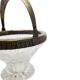 Art Deco crystal fruit basket, Poland, 1930s