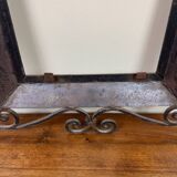 menu frame for restaurant in hammered iron period 1930-1940