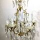 Cage Chandelier 6 Lights Bronze And Crystal