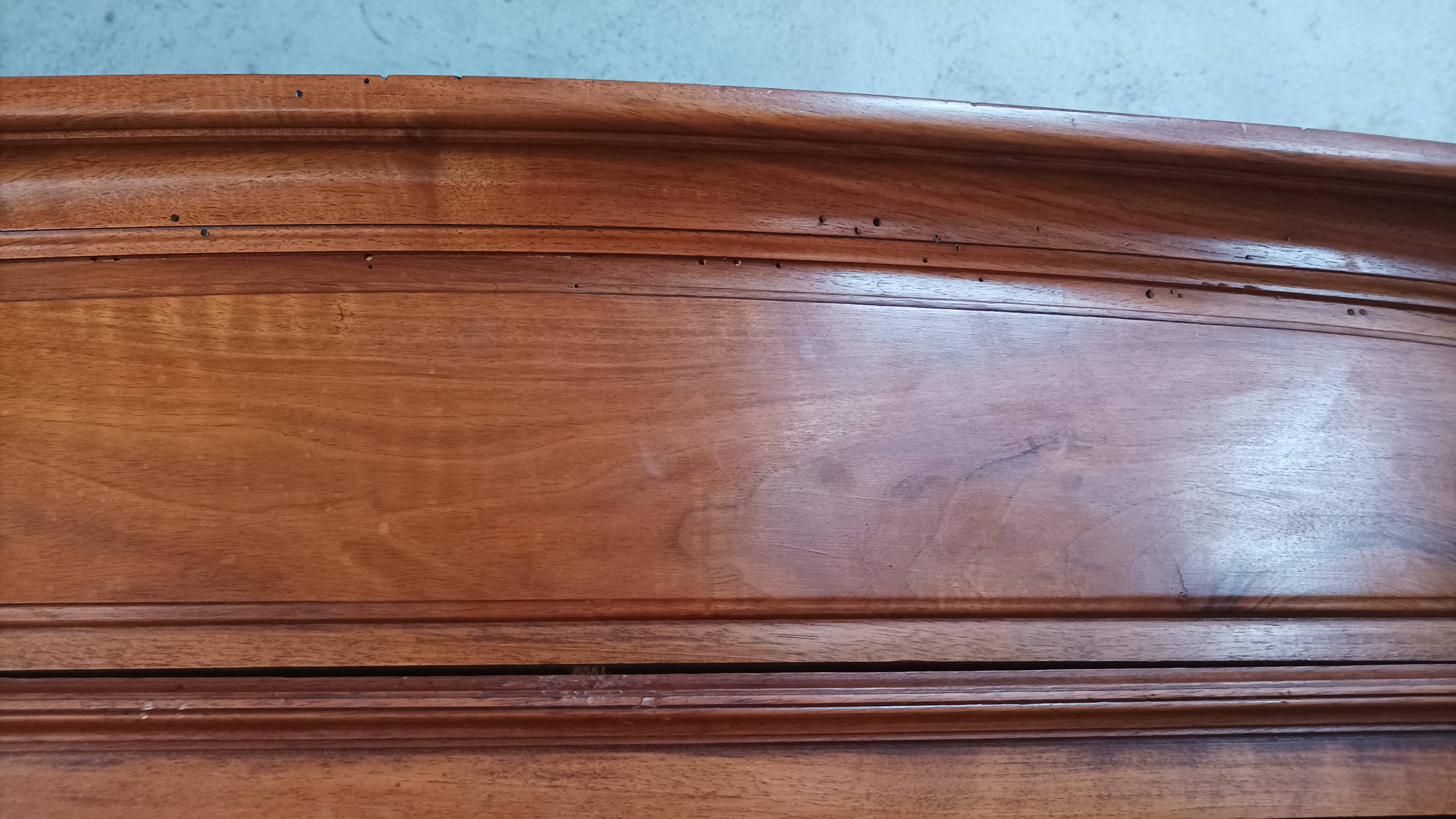 Art Nouveau carved walnut cabinet