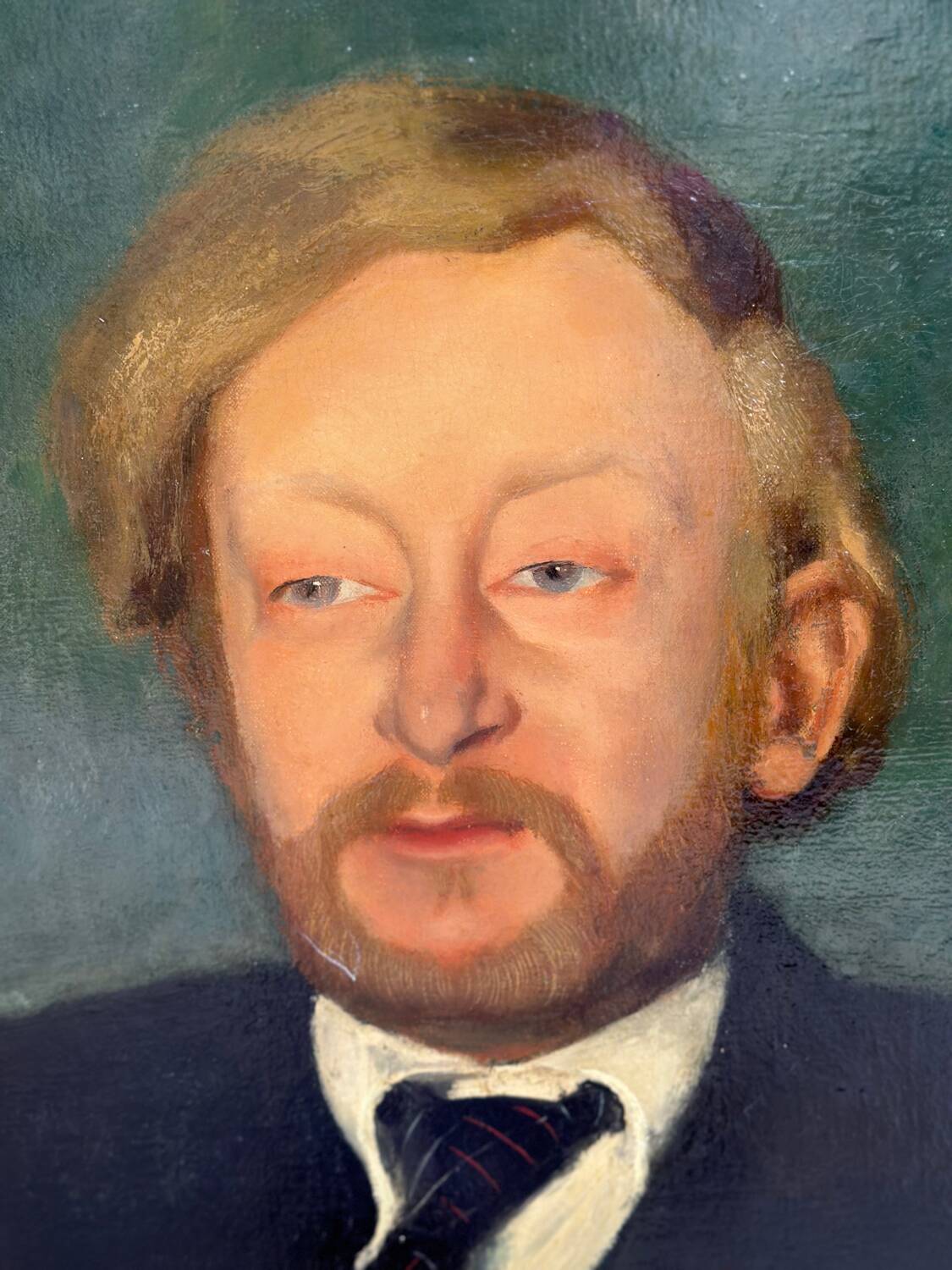 Oil portrait of the writer Fernand Fleuret 92x73cm