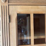 Vitrine parisienne bois brut