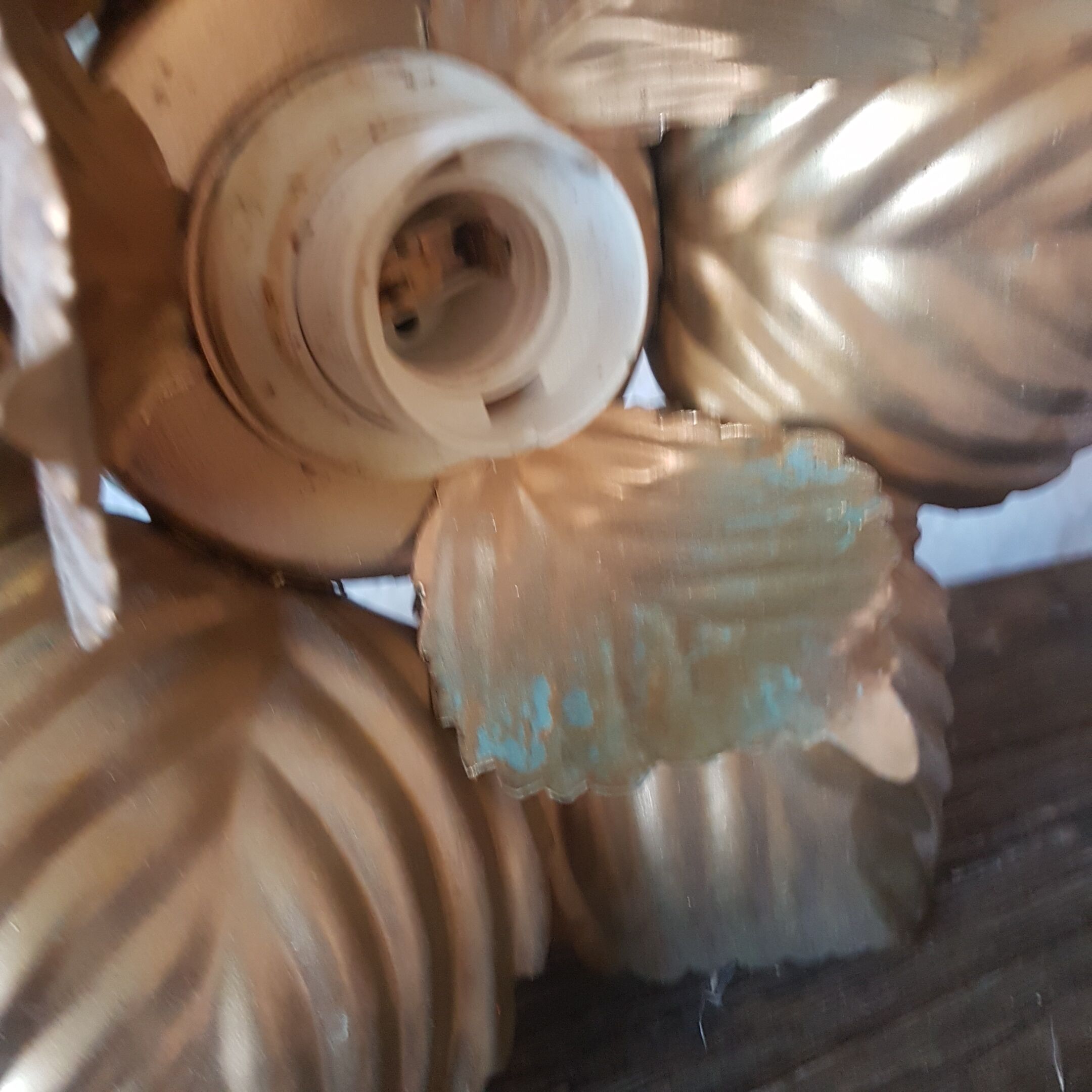 Vintage flower sconce
