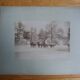 Old photograph from 1900 of a carriage, coachman, and horses.