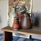 Booster bench Reconstruction in raw solid oak