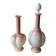 Antique opaline glass decanters, late 19th century